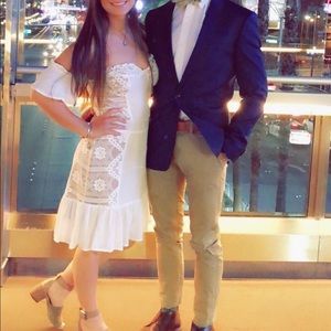 Rare For Love & Lemons White babydoll Dress